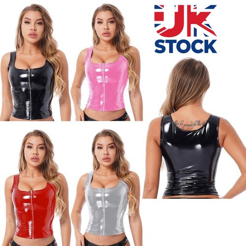 Women shiny tank top metallic - women,