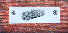 MG PA ROADSTER  CUTAWAY   WORK SHOP BANNER