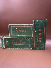 Lot of 3 Vintage Singer Boxes