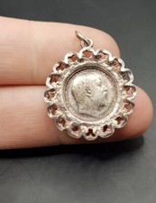 Antique English Silver Pendant