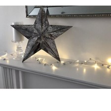 Wooden White Wash Barn Star