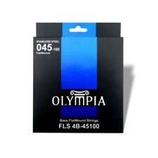 45-100 Flatwound Bass Guitar Strings Stainless Steel Set Olympia RRP £24.99