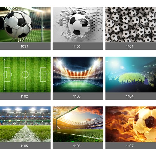 Wall mural kids - kids, football