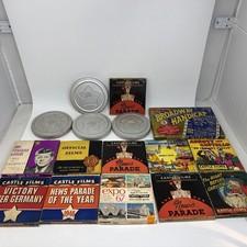 Lot 16 8mm Movies w/ Vtg Case