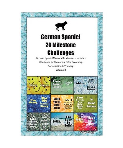 German spaniel milestone - german,
