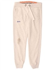 SUPERDRY Womens Tracksuit Trousers Joggers UK 10 Small  Grey Flecked UZ01
