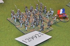 15mm ACW / confederate - infantry regt 24 figs - (129921)