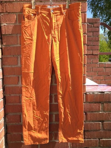 Men brax trousers orange - men,