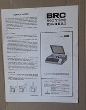 Ultra Model  6043  Record Player  BRC Service Manual