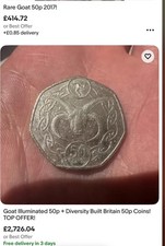 Rare Collectors 50 Pence Piece