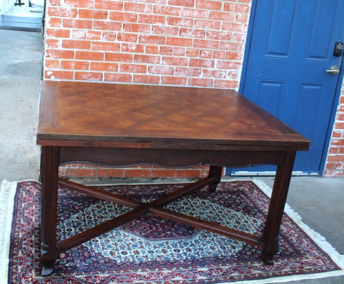 French antique dark oak louis - french,