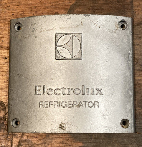 Electrolux aluminium fridge - aluminium,
