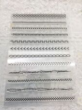 12 faux sewing machine stitch