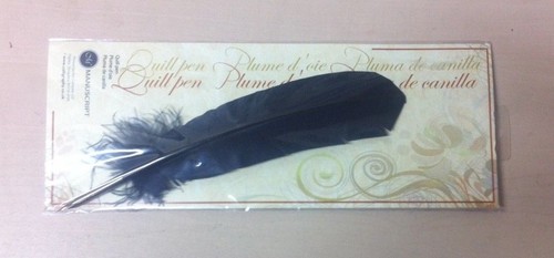 Manuscript quill pen - , black