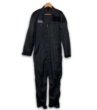RAF COVERALL -  Chest 44" Royal Air Force Suit Black Nomex , British Issue