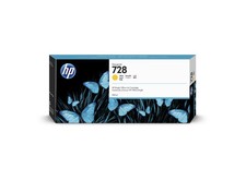 HP 728 300-ml Yellow DesignJet Ink Cartridge