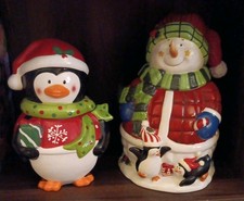 Cookie Jar Combo Penguin 10x7