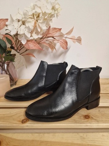Women topshop black - topshop, leather