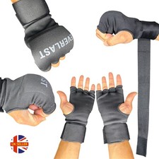 Everlast Gel Inner Hand Wraps Gloves Boxing Fist Padded Bandage MMA Strap Mitts