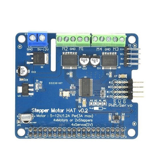 Stepper motor hat robot - hat, v0.2+robot