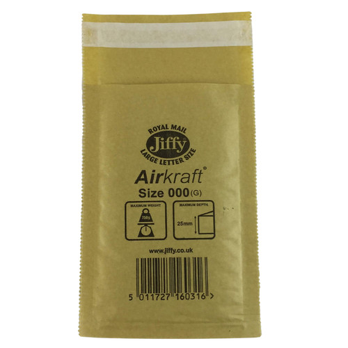 Jiffy gold bubble - gold, envelopes