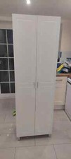 Tall Kitchen Larder Cupboard Storage Pantry Freestanding Utility Cabinet Slim