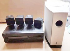 Yamaha RX-V392 Surround Sound Home Cinema Amplifier Working with Remote& Speaker