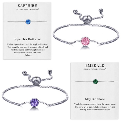 Birthstone bracelets created - bracelets,