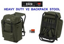 DAM HEAVY DUTY V2 BACK PACK CHAIR STOOL RUCKSACK FOR FISHING HUNTING SHOOTING
