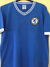 RETRO CHELSEA FOOTBALL SHIRT VINTAGE No 8 1960s CFC BADGE XL 44-46 In