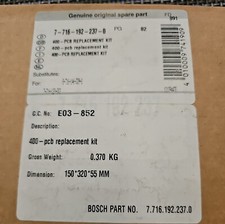 Worcester 77161922370 PCB