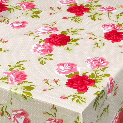 Pink rose taupe polka - on, dot