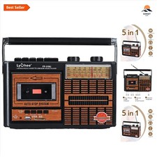 Portable Retro Cassette Player