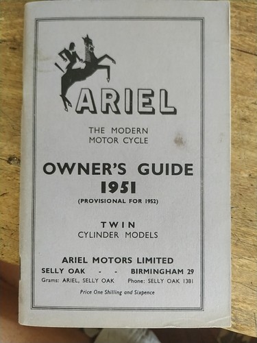 Ariel kh twin - kh, 1951