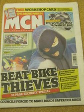 MCN - MOTORCYCLE NEWS - BEAT BIKE THIEVES - 20 April 2005