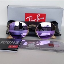 New Ray-Ban RB3447 Round Metal