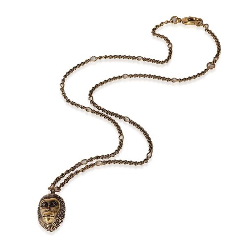 Gucci gold tone monkey - gucci,