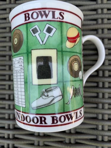 Bowls themed mug - bowls, crown