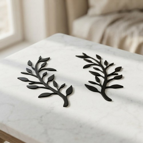 Lightweight metal tree leaf - metal,