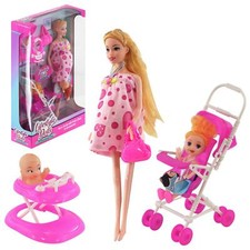 11" Pregnant Doll & Baby Doll