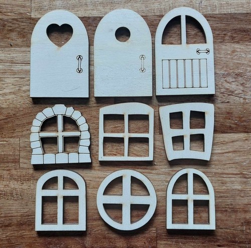 Pack ply wooden fairy doors - pack,