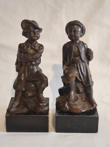 Pair french bronzed - a,