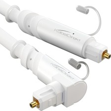 Toslink cable white optical - white,
