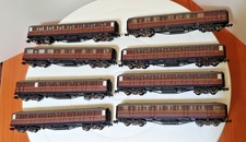 N Gauge Dapol  Gresley Coaches x 8, all Dapol Light Bar Fitted - see pictures