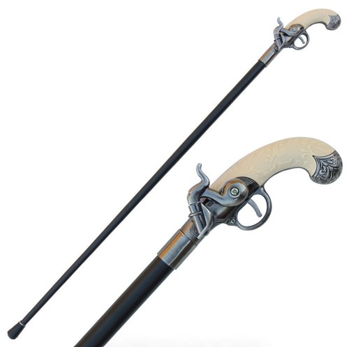 Flintlock antique gun handle - gun,