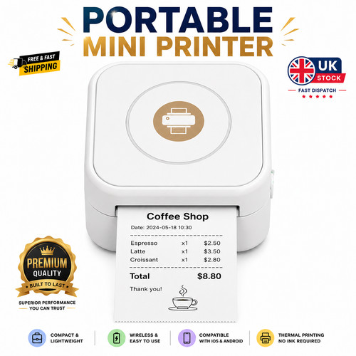 Mini thermal printer pocket - printer,