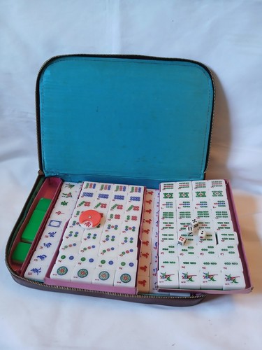 Mahjong set 148 - mahjong, green