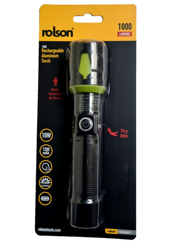 Rolson torch 10w rechargeable - 10w,