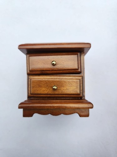 Dolls house miniature - dolls, wooden
