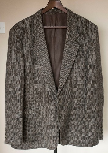 Vintage herringbone gardiner - herringbone,
